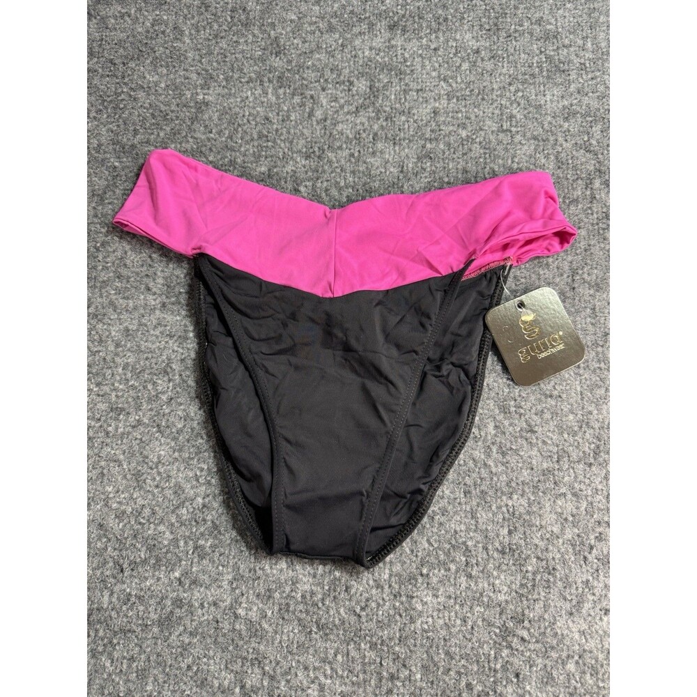 Berlook High‑Cut Cheeky Bikini Bottom – Black – Women’s Size Large – NWT